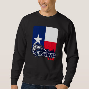 Sudadera Bandera De Pesca De Texas En Texas