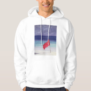 Sudadera Bandera de playa - tormenta que advierte 1985