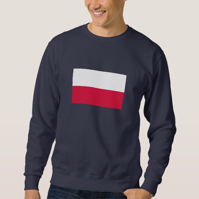 Sudadera Bandera de Polonia (Anverso)