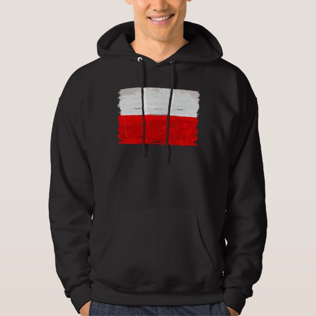 Sudadera Bandera de Polonia (Anverso)