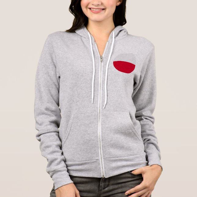 Sudadera Bandera de Polonia (Anverso)