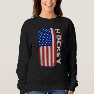 Sudadera Bandera de práctica de hockey sobre hielo de EE. U