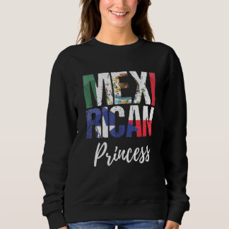 Sudadera Bandera de Puerto Rico 1 de la princesa mexicana