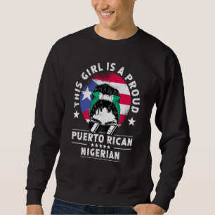 Sudadera Bandera de Puerto Rico Orgullo de chicas adultas n