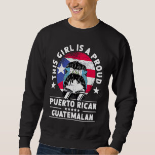 Sudadera Bandera de Puerto Rico Orgullo de Mujer Adulta Gua