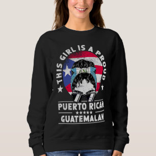 Sudadera Bandera de Puerto Rico Orgullo de Mujer Adulta Gua