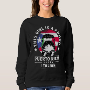 Sudadera Bandera de Puerto Rico Orgullo de Mujer Adulta Jov
