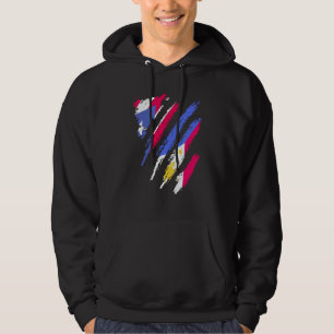 Sudadera Bandera de Puerto Rico País Patriota Cultivado en
