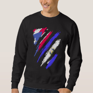 Sudadera Bandera de Puerto Rico País Patriota Cultivado en