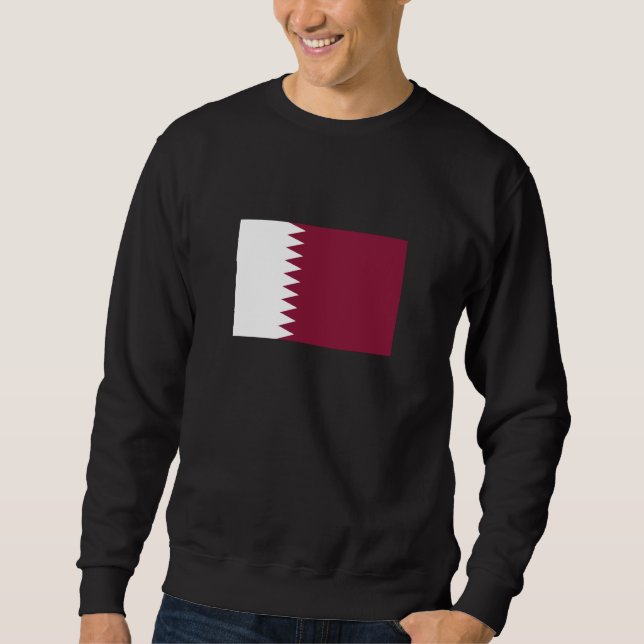 Sudadera Bandera de Qatar (Anverso)