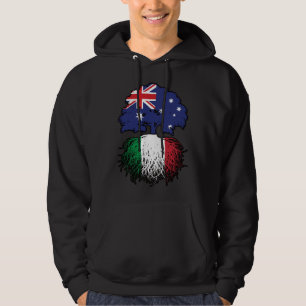 Sudadera Bandera de raíces de árboles australianos italiano