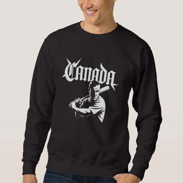Sudadera Bandera de regalo de Canadá Varsity canadiense Tor (Anverso)