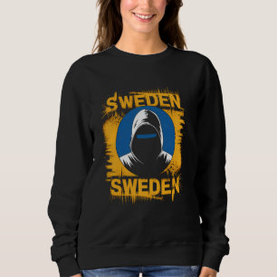 Sudadera Bandera de regalo de Suecia Sverige Vintage Suecia