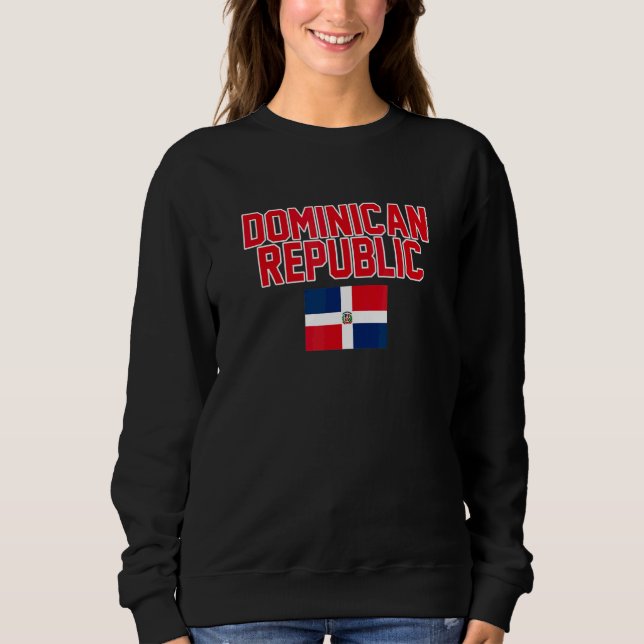 Sudadera Bandera de República Dominicana (Anverso)