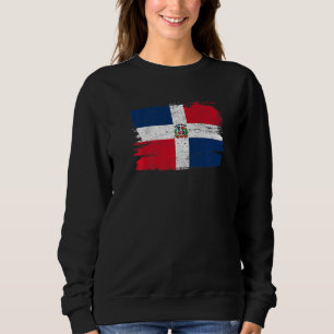 Sudadera Bandera de República Dominicana Amistad con orgull
