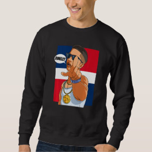 Sudadera Bandera de República Dominicana Dimelo Dominicano