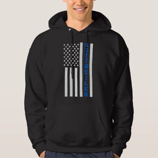 Sudadera Bandera De Rottweiler (Anverso)