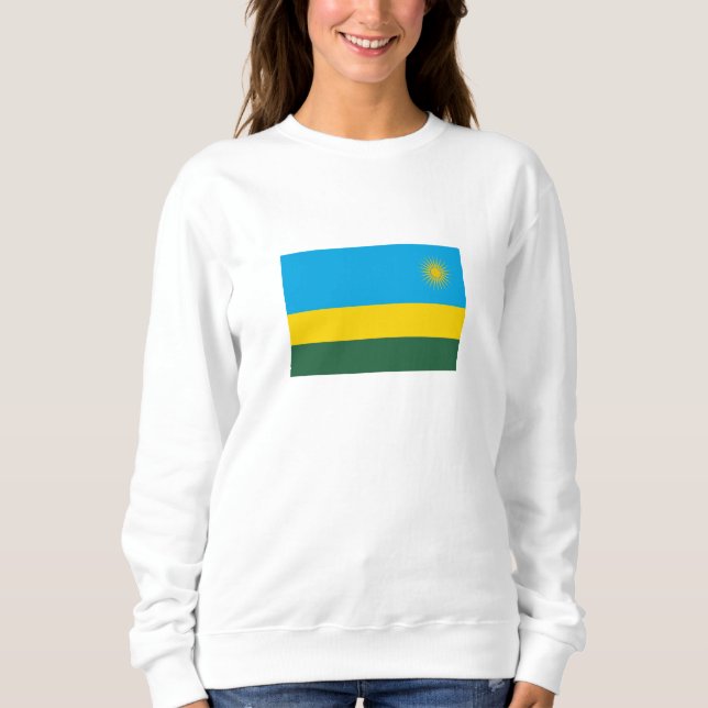 Sudadera Bandera de Ruanda (Anverso)