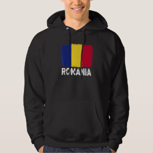 Sudadera Bandera de Rumania apoya a hombres rumanos