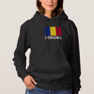 Sudadera Bandera de Rumania apoya a hombres rumanos