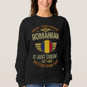 Sudadera Bandera de Rumania Orgullosos rumanos hombres y mu