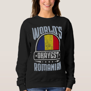 Sudadera Bandera de Rumania Orgullosos rumanos hombres y mu