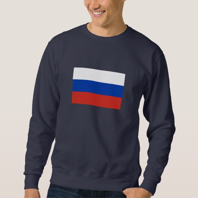 Sudadera Bandera de Rusia (Anverso)