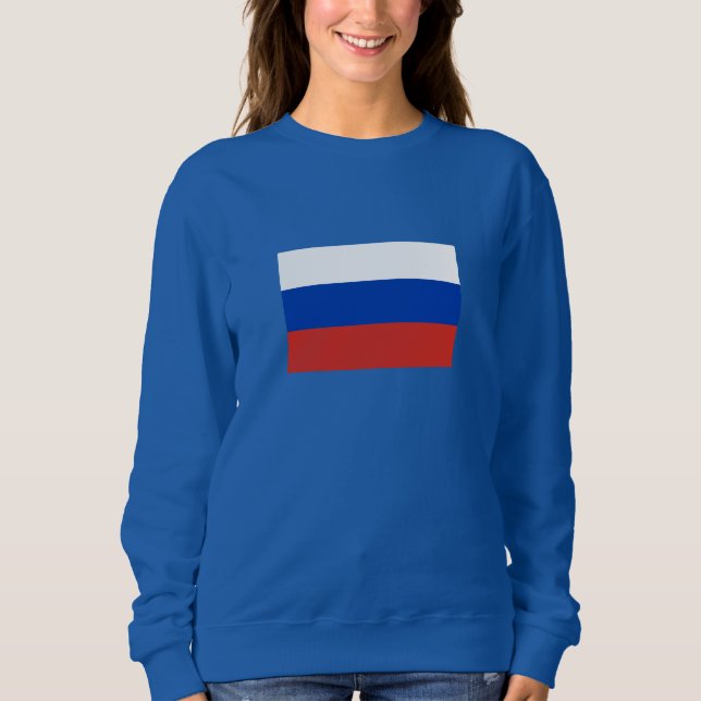 Sudadera Bandera de Rusia (Anverso)