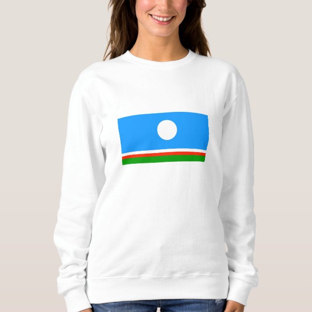 Sudadera Bandera de Sakha (Anverso)
