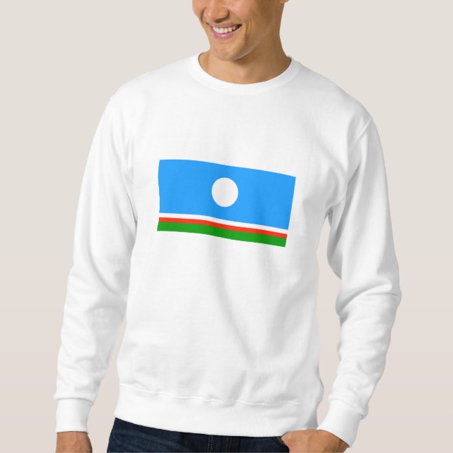 Sudadera Bandera de Sakha (Anverso)