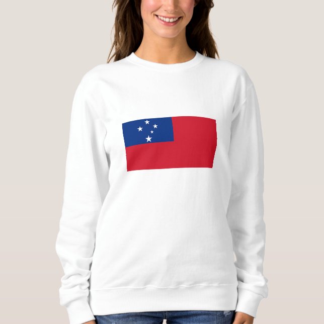 Sudadera Bandera de Samoa (Anverso)