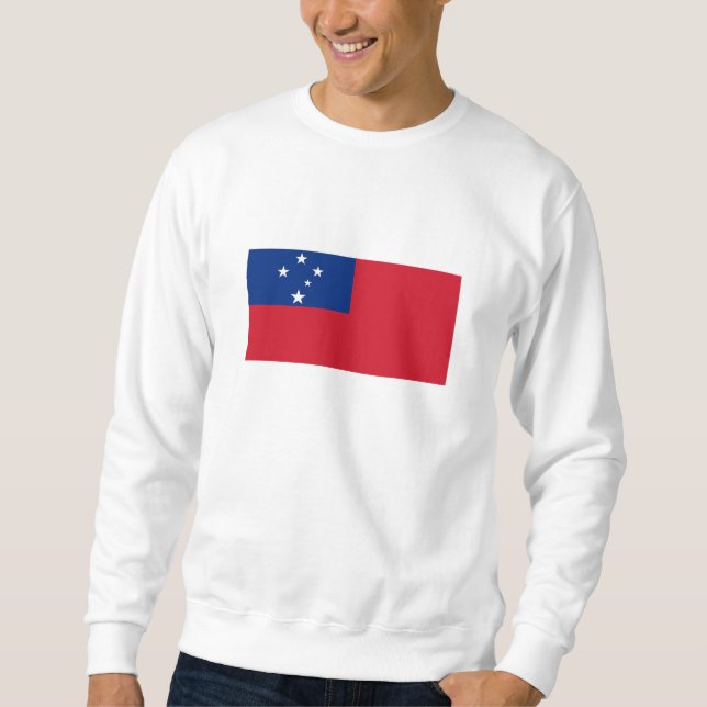 Sudadera Bandera de Samoa (Anverso)