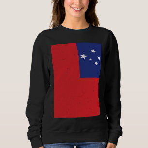 Sudadera Bandera de Samoa Orgullo Samoano Viajes