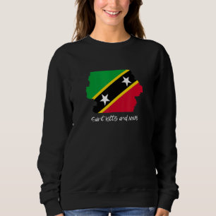 Sudadera Bandera de San Cristóbal y Nieves