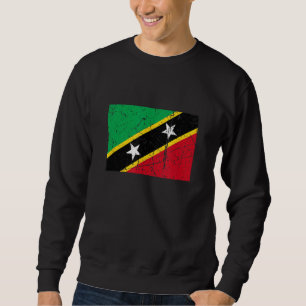 Sudadera Bandera de San Cristóbal y Nieves Hombres Niños Ch