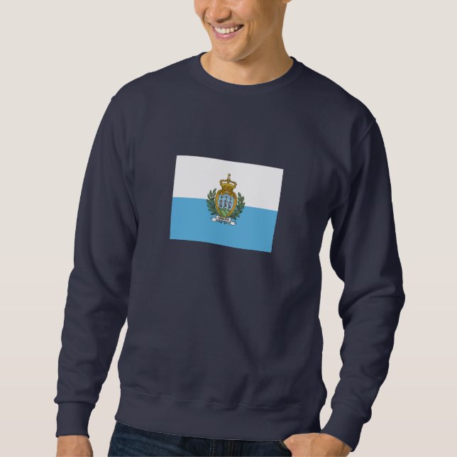 Sudadera Bandera de San Marino (Anverso)