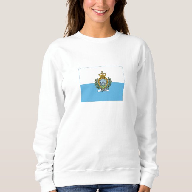 Sudadera Bandera de San Marino (Anverso)