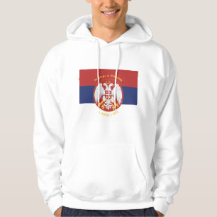 Sudadera Bandera de Serbia Hoodie Srpska Zastava