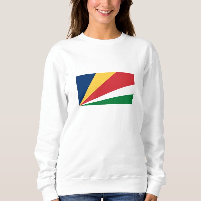 Sudadera Bandera de Seychelles (Anverso)