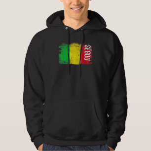 Sudadera Bandera De Sgou Mali Para Hombres Malienses Mujere