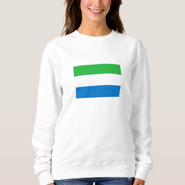 Sudadera Bandera de Sierra Leona (Anverso)