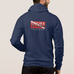 SUDADERA BANDERA DE SUBMARINISMO DE SCUBA, BANDERA DEL DIVE