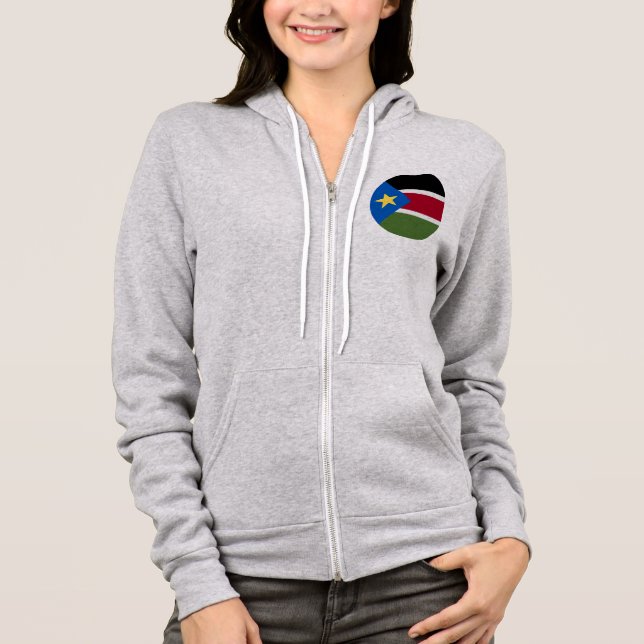 Sudadera Bandera de Sudán del Sur (Anverso)