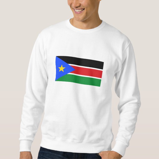 Sudadera Bandera de Sudán del Sur (Anverso)