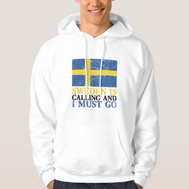 Sudadera Bandera de Suecia (Anverso)