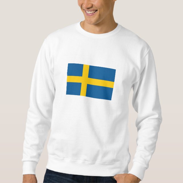 Sudadera Bandera de Suecia (Anverso)