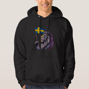 Sudadera Bandera de Suecia León Sverige Orgullo Sueco Raíce