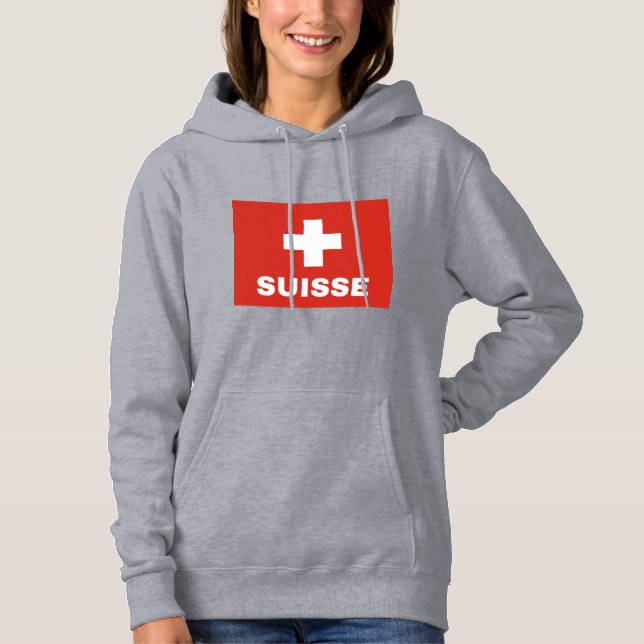 Sudadera Bandera de Suiza (Anverso)