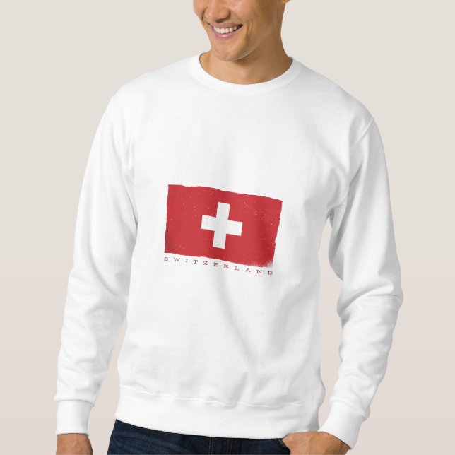 Sudadera Bandera de Suiza (Anverso)