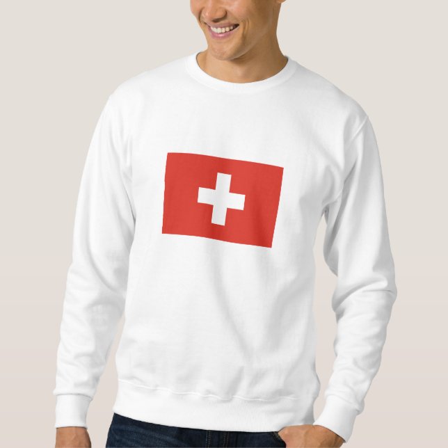 Sudadera Bandera de Suiza (Anverso)